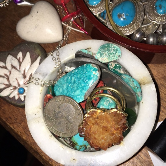 Raw Citrine, Crystal Cluster, Geo Ring, Lux Divine - Picture 8 of 8